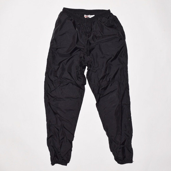 nike windbreaker pants black